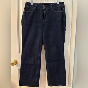 Talbots Curvy Boot Jeans Dark Wash Size 14W